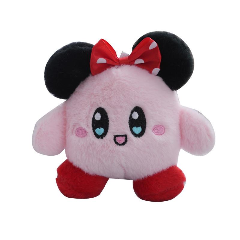 

Кирби Веселый Розовый Плюшевая Игрушка С Очаровательным Бантиком, Созданная Для Уникальных Модных Аксессуаров Сделай Сам