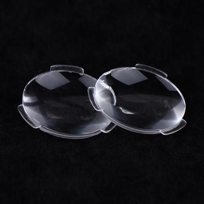 10 Stücke 25*45Mm Bikonvex Ultra Klare Linse Für Google Karton Virtuelle Realität 3D VR Brille 2-5Mm Dicke