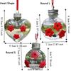 Three Hole Hummingbird Feeder Visible Birds Water Dispenser  Outdoor Garden