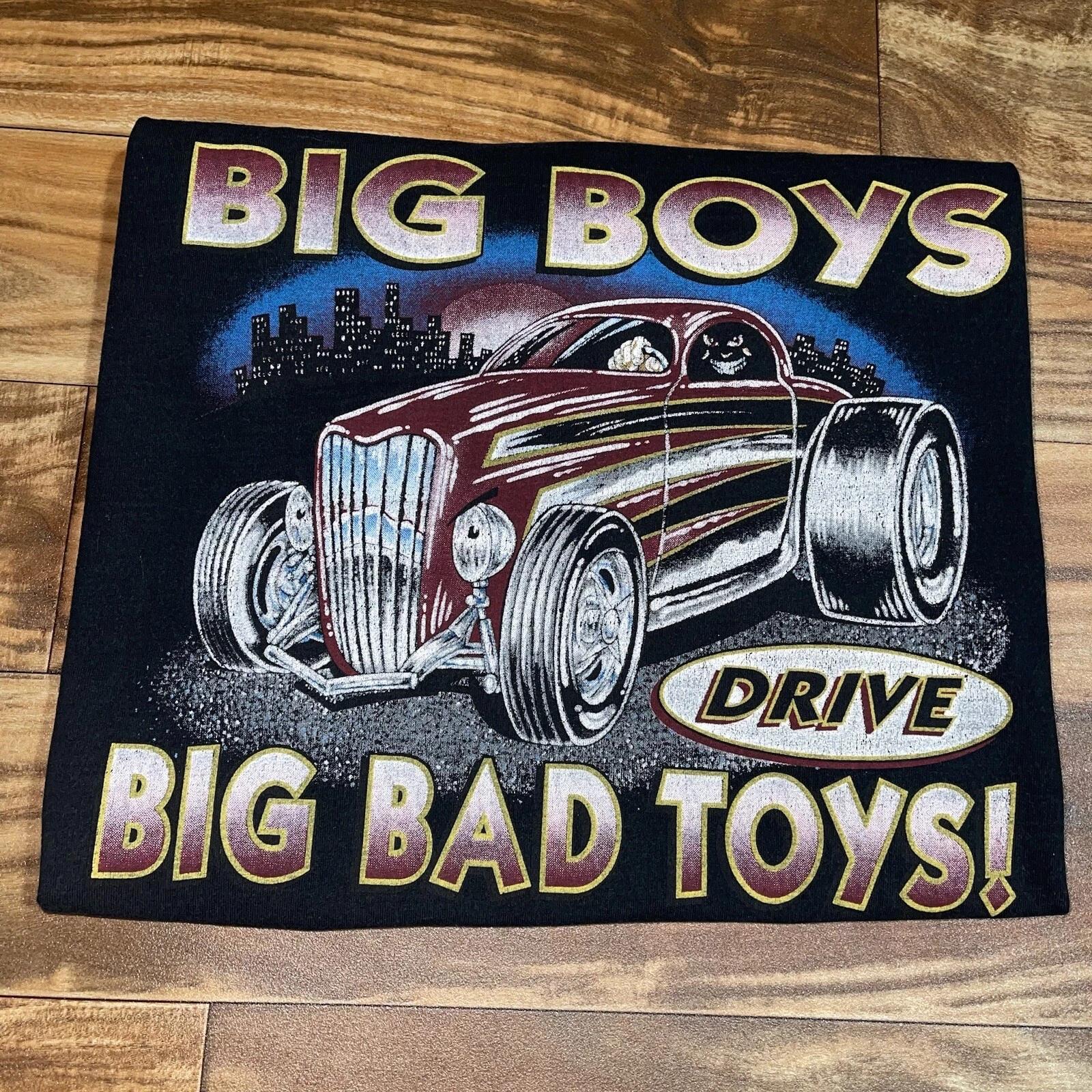 

Vintage Big Boys Drive Big Bad Boys Graphic T-Shirt RARE Size XXL S