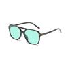 Fashionable Retro Square Rivet Sunglasses for Men and Women  Sunglasses Punk Street Po Decorative Glasses
