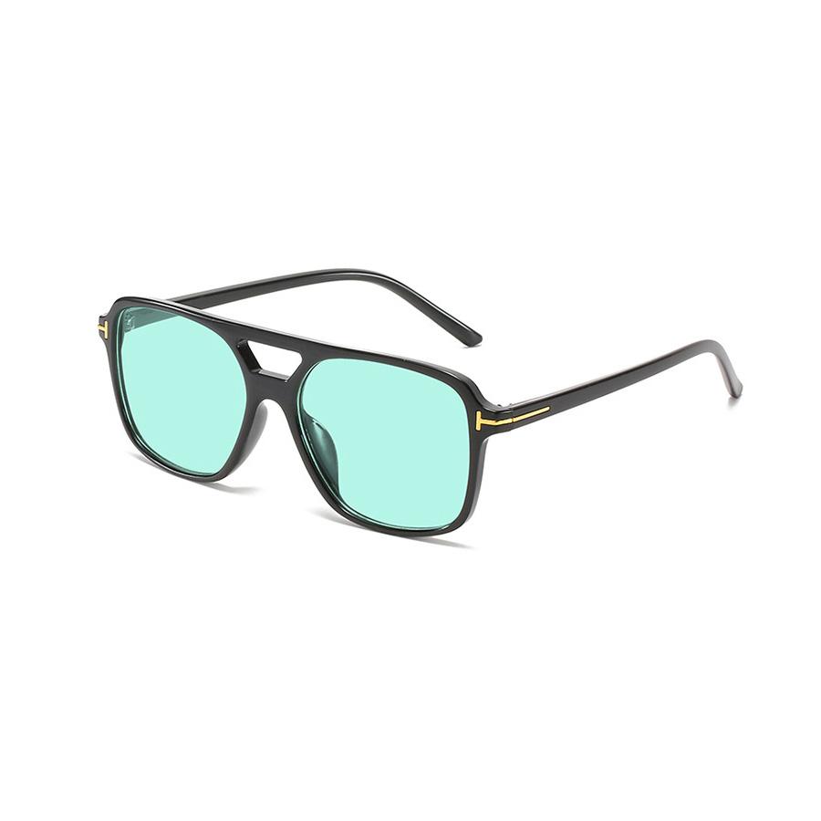 Fashionable Retro Square Rivet Sunglasses for Men and Women  Sunglasses Punk Street Po Decorative Glasses