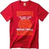 Solid Color For Unisex Crew Neck Tshirt Plus Size Teeshirt Sorry For What I Said During The Basketball Game Minimalist Unisex Tops