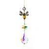 Crystal Suncatcher Hanging Bee Ornament Rainbow Maker Prism Indoor Outdoor Decor Gift