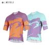 Mcycle Men's Lightweight Breathable Anti-Bacterial Quick Dry Spandex/Polyester Short Sleeve Cycling Jersey Shirts Printed for