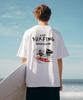 OHP Ohpxquirk Couple Surfing Semi-Oversized Short Sleeve T-Shirt 6 (B Type)