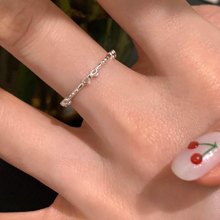 Fashionable Copper Bowknot Ring For Women Offering Graceful Design And Timeless Elegance