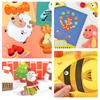 Hengwu Kids' 3D Origami Book Set: DIY Cartoon Paper Craft for Ages 3-6