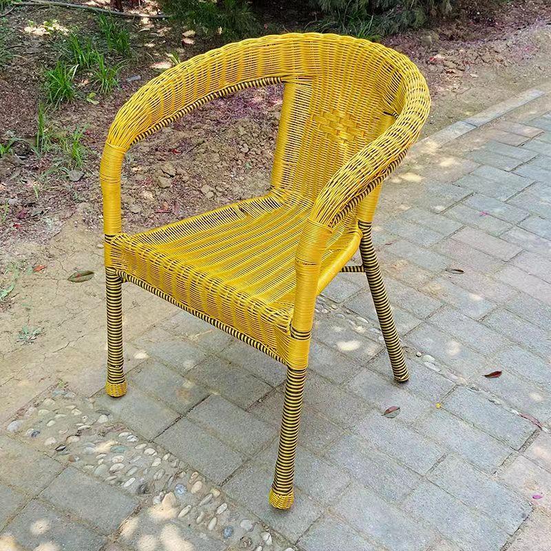 

Rattan Balcony Tea Table and Chairs Set: Summer Cool Chairs, Elderly Stools, & Courtyard Furniture