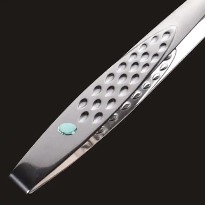 1pc 304 Stainless Steel Food Tongs Long Handle Non-Slip Barbecue Tongs Steak Tongs Kitchen Cooking Tools Kitchen Accessories