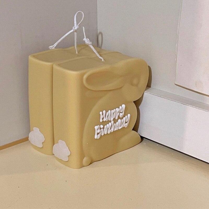 

Кроличья книга, форма для ароматерапии, свечи, сделай сам, силиконовые формы ручной работы, пластырь, подарок, INS, вечерние деко