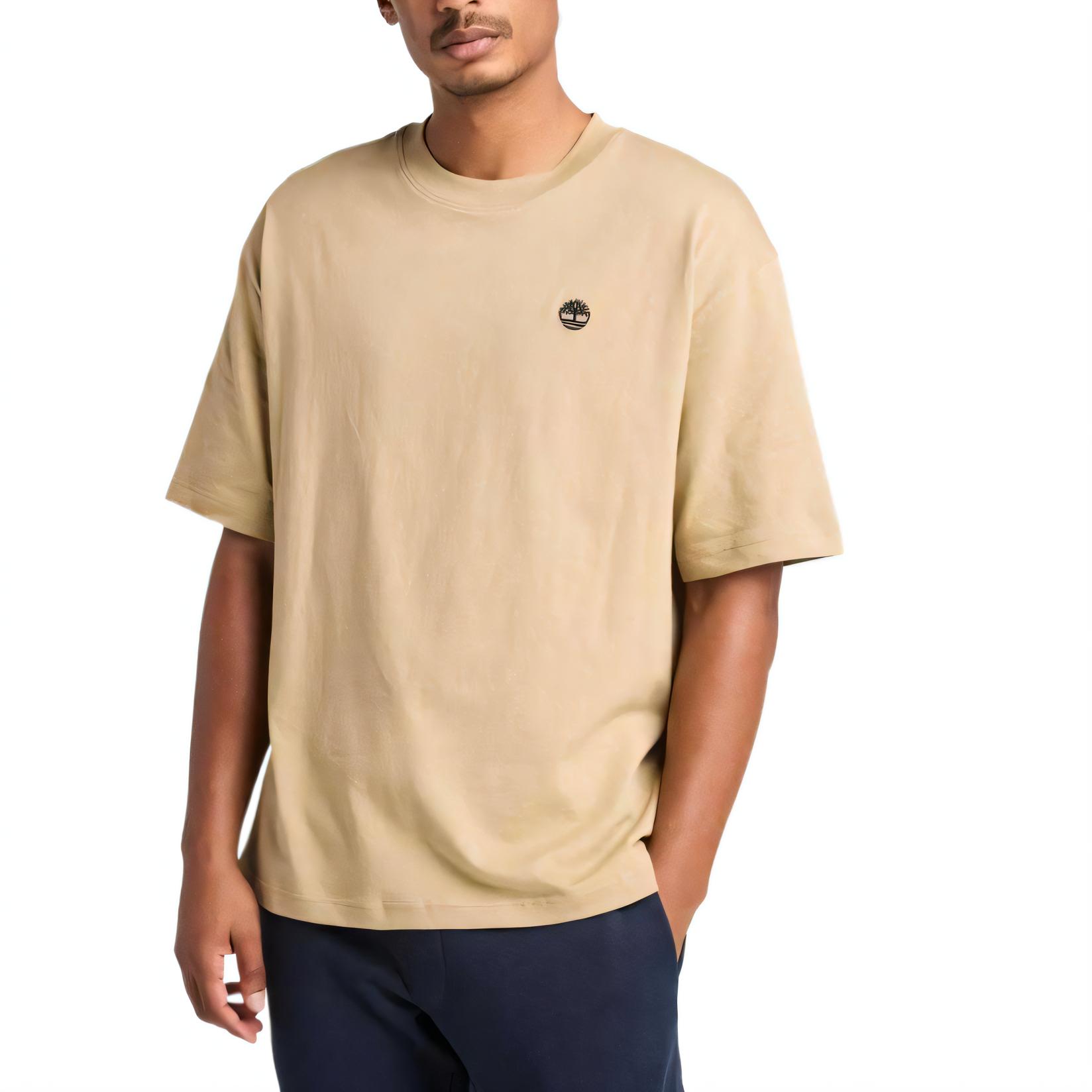 

Timberland Мужская футболка с коротким рукавом свободного кроя серии Dunstan River, мягкая и универсальная, TB0A6AF7DH41 S