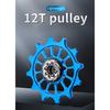 MUQZI MTB Road Bicycle 12T Positive Negative Tooth Jockey Wheel Rear Derailleur Bike Guide Pulley Ceramics Bearing