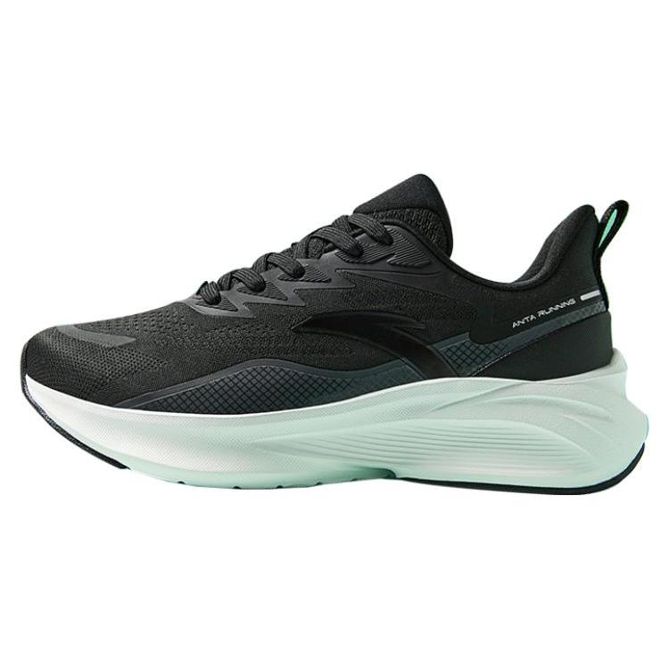 New Anta Cushioning Low Top Running Shoes Women's Black Gray 122415522-6