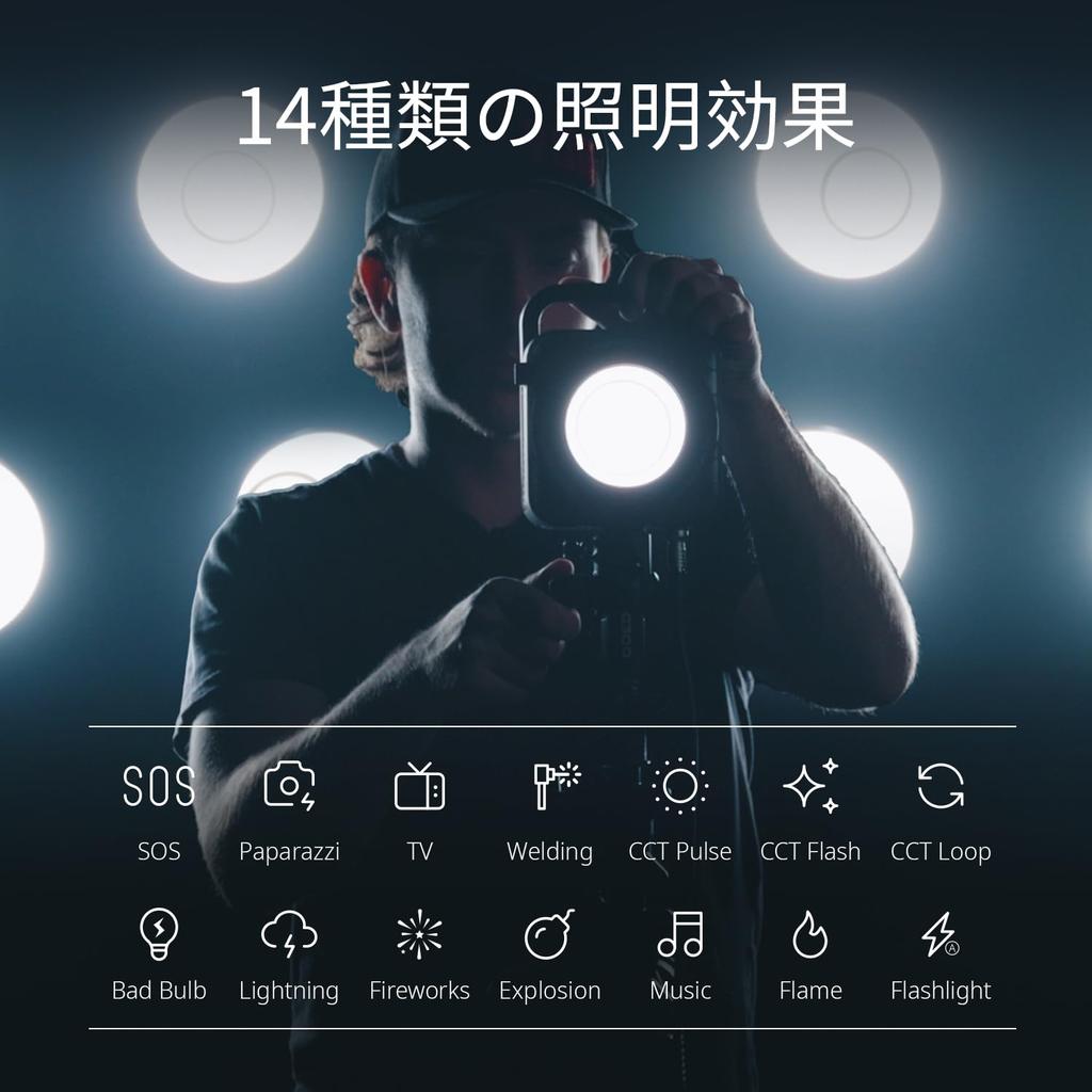 Flagship ZHIYUN MOLUS G300 300W LED Video Max 500W Photography 65100 Lux Compact Bowens Mount [Official Store] Light, Light, Bi-Color 2700K-6500K, @
