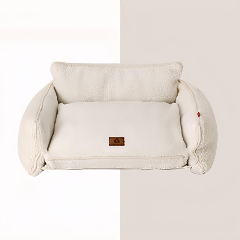 Berber Fleece Dog Bed Fully Detachable Washable Pet Cat Dog Sofa Beds Thickened Soft PP Cotton Filling Pet Dogs Accessories