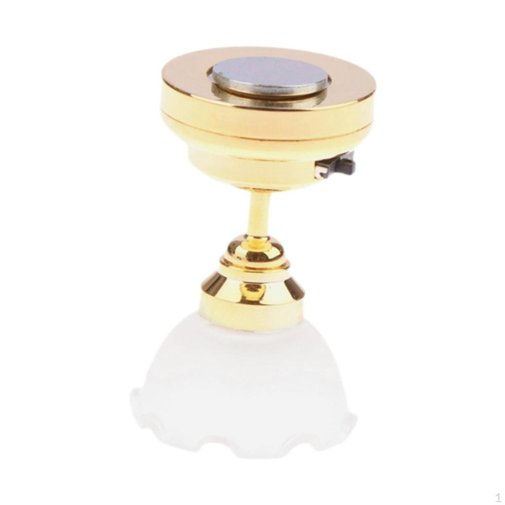 Dollhouse Chandelier Hanging Lamp Easy Installation DIY Supplies Handmade Miniature for