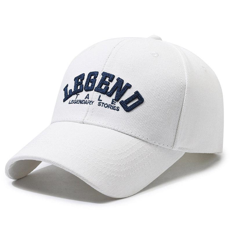 Spring and Autumn New Korean Version of Letter Embroidered Baseball Cap Men's Casual Versatile Curved Brim Cap Women's Face Small Hat