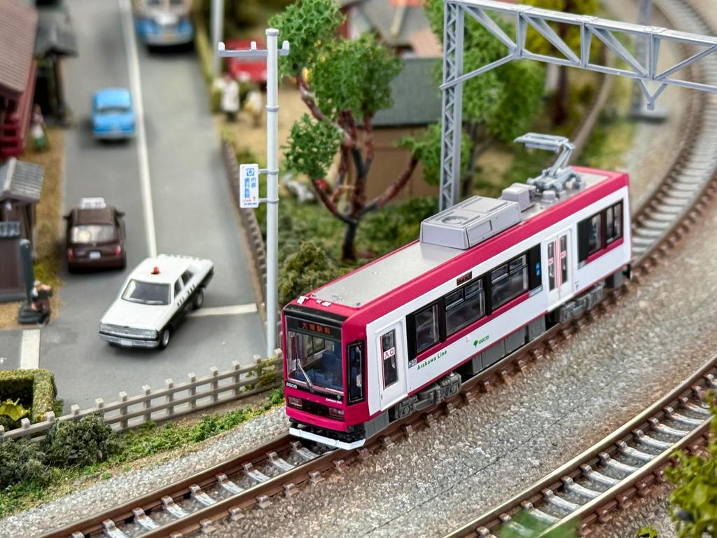 Railway Collection Railway Collection Tokyo Metropolitan Bureau of Transportation Type 8900 Rose Red Diorama Supplies