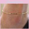 Timeless Women Simple Gold Plated Chain Anklet With Classic And Versatile Design