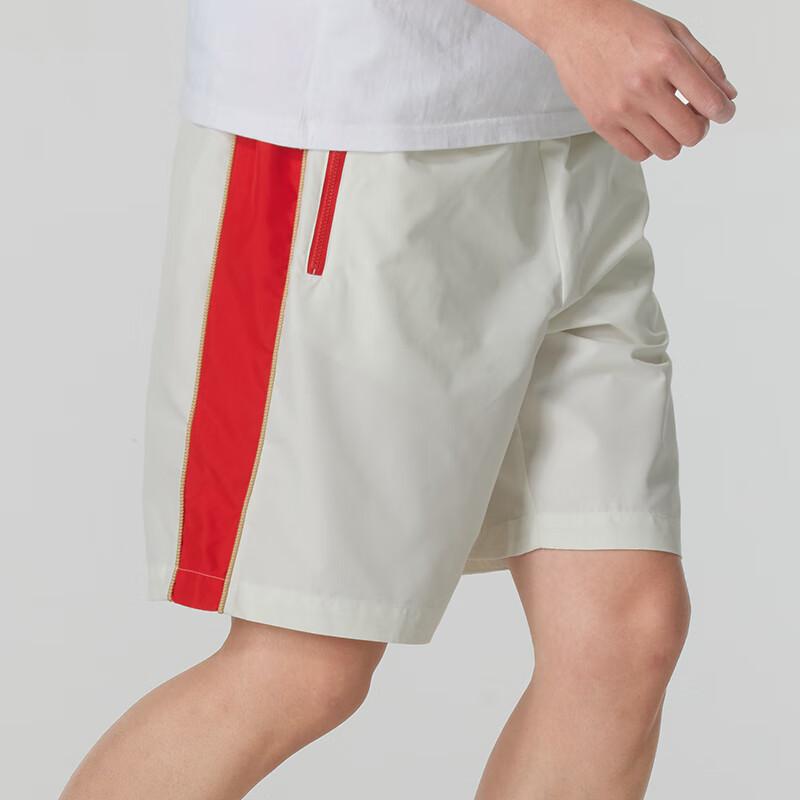 Puma Breathable Lace-Up Mid-Waist Comfortable Fashion Five-Point Outdoor Casual Shorts Men Shorts Off-White 629233-65