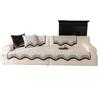 Premium Leather Sofa Cushion Autumn And Winter  New Plush One-Piece Straight Non-Slip Seat Cushion Sofa Cover