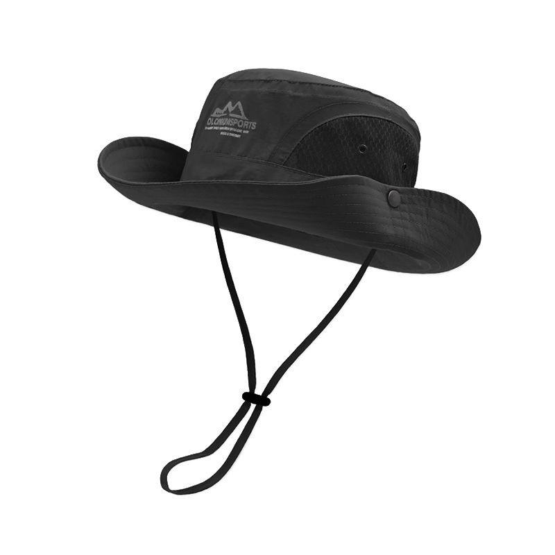 Outdoor Fishing UV Protection Bucket Hat Western Cowboy Hat Men and Women Hiking Camping Mountain Sun Hat