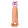 Soft Silicone Dual Layer Intimate Sleeve for Men Wearable Reusable Skin Friendly Body Training Accessory with Extended