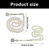 Photochromic Adjustable Bracelet Plastic Resin Beads Bangle Lightweight Design Perfect For Parties Travel Daily Use