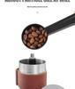 Uppgraderad bärbar kaffebryggare med handvev och manuell kaffekvarn i 304 rostfritt stål