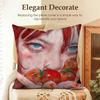 Handsome Fashion Pretty Cushion Cover Natural Linen Organic Fabric DoubleSided Printing Sofa Home Decor Gift Pillow Case