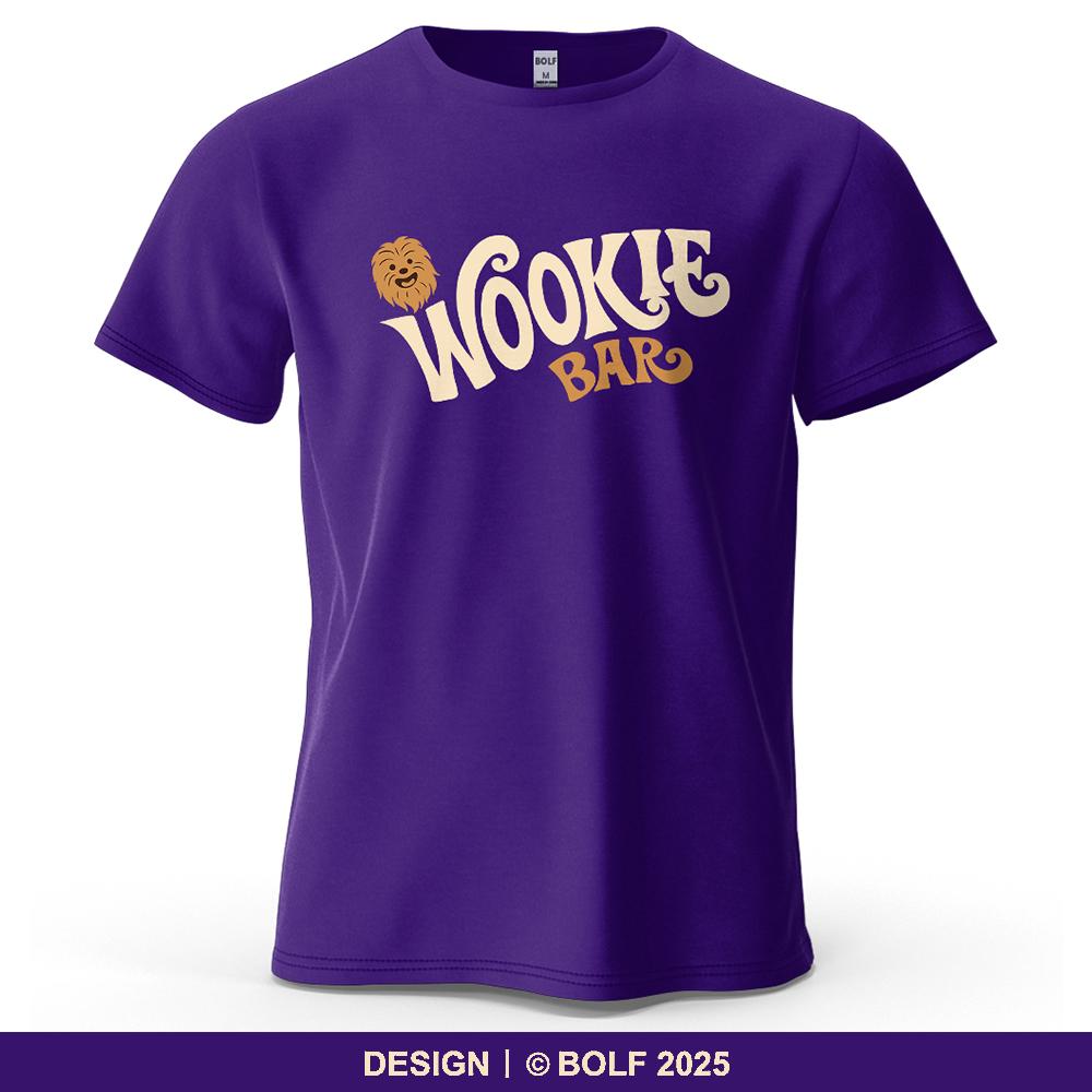 Wookie BAR Funny Printed Men's T-Shirt Oversized Party Graphic Tees for Women Tops Tees Streetwear