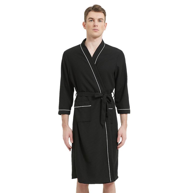 2025 Four Seasons Waffle-Style Couple Bathrobe – European & American Design