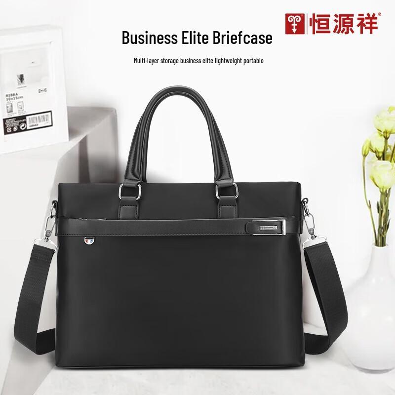 Hengyuanxiang Business Canvas Laptop Bag