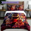 3pcs Duvet Cover Set (1*Duvet Cover + 2*Pillowcase, Without Core), Five Nights At Freddy's Print Bedding Set, Bedroom Decor, All‑Season, Birthday Gift