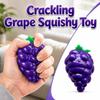 Sound Effects Crackling Grape Squishy Toy Crunchy TPR Fidget Toy  Home Decoration