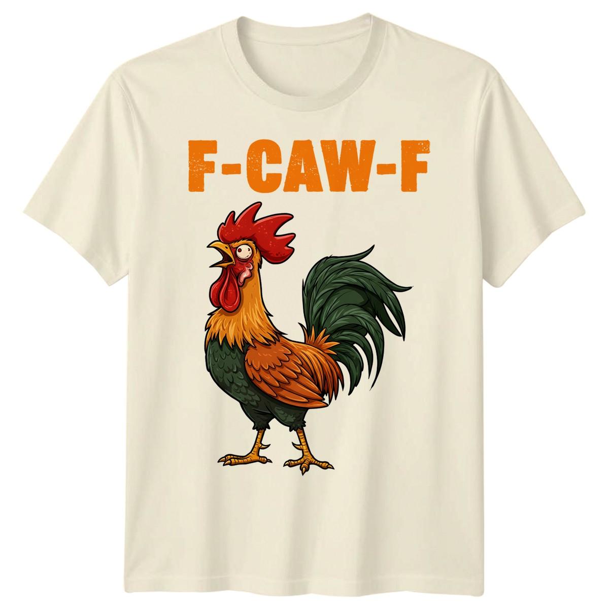 

F-CAW-F Саркастичная футболка с мемом про курицу Смешная готическая футболка на Хэллоуин для взрослых#4 3XL