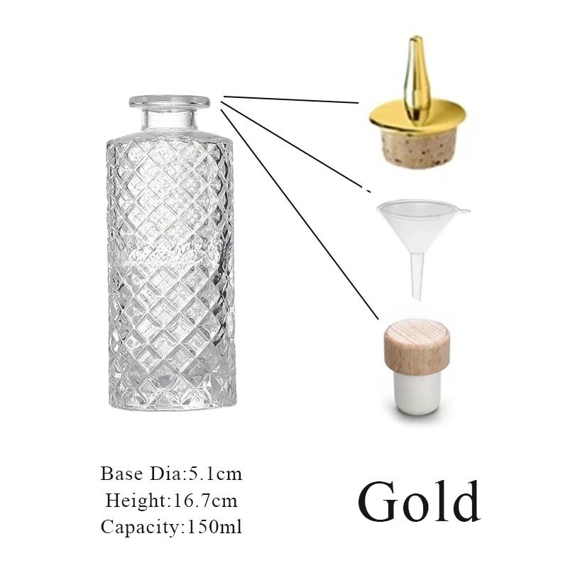 Cocktail Bitters Bottles With Cap Vintage Glass With Stainless Steel Caps Kitchen Seasoning Tools Bar Bartender Accessories