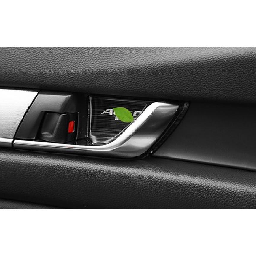 For Honda Accord 2018-2022 Black Titanium Inner Door Bowl Cup Cover Trim 4Pcs