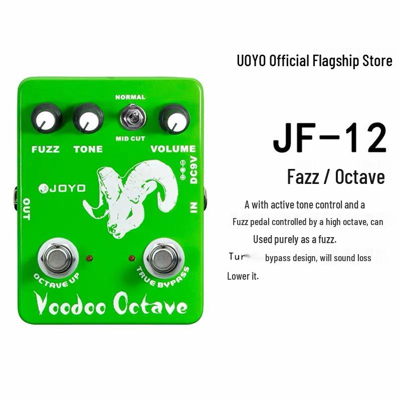 Pedal de Efeitos Overdrive & Distorção Analógico/Digital Série JF da JOYO