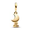 New Fashion 925 Silver Romantic Starry Sky Moon Sun Stars Pendant Fit Charms Bracelet Women Jewelry Gift