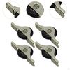 4 Pieces Push Pull Window Pulley Door Rollers Bathroom Slot Wheel Silent Sliding Doors Wheels
