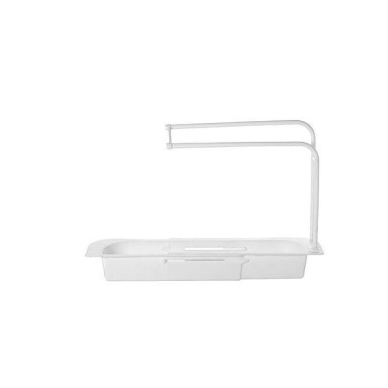 Teleskopowy zlew półka ociekacz Rack Organizer do kuchni mydło uchwyt na gąbkę wieszak na ręczniki przechowywanie organizator kosz gadżety akcesoria