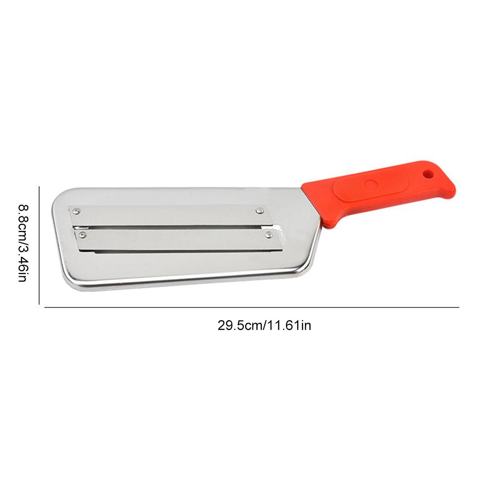 Nerezový struhadlo na zelí Protiskluzový ruční kráječ na zelí Odolný proti opotřebení Čistič šupin ryb Nůž pro výrobu domácího coleslaw