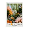 Japanisches Yayoi Kusama Poster Inspiriertes Botanisches Tokyo Museum Japandi Buntes Blumen-Leinwandbild Wandkunst für Heimdekoration