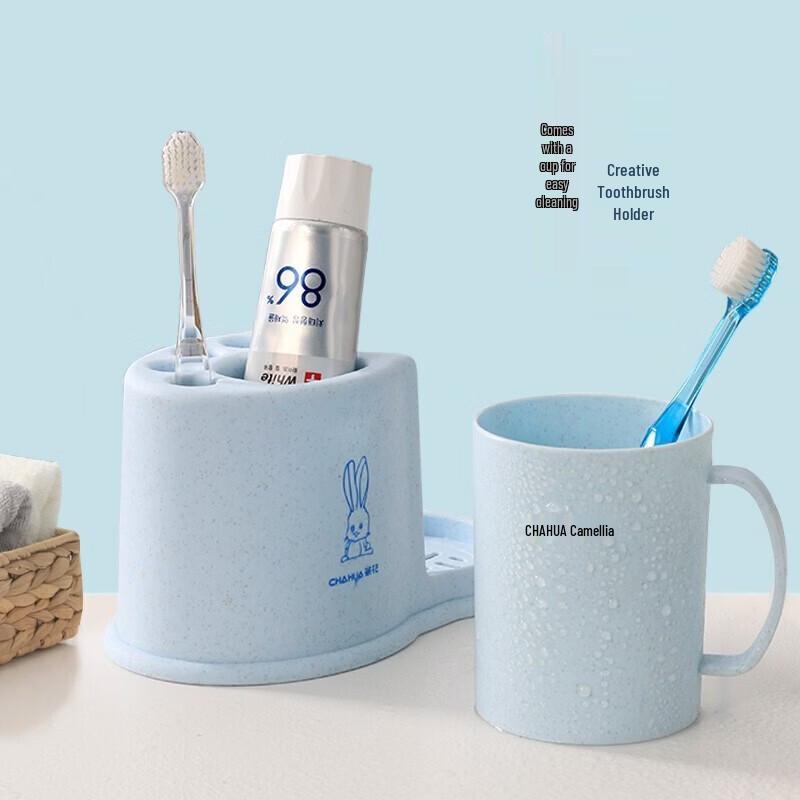 CHAHUA Bathroom Multi-Purpose Toothbrush Holder with Cups