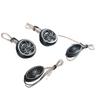 Car Loudspeakers Stereo Round Tweeter with Chrome Plated Spider Pattern for Car Truck
