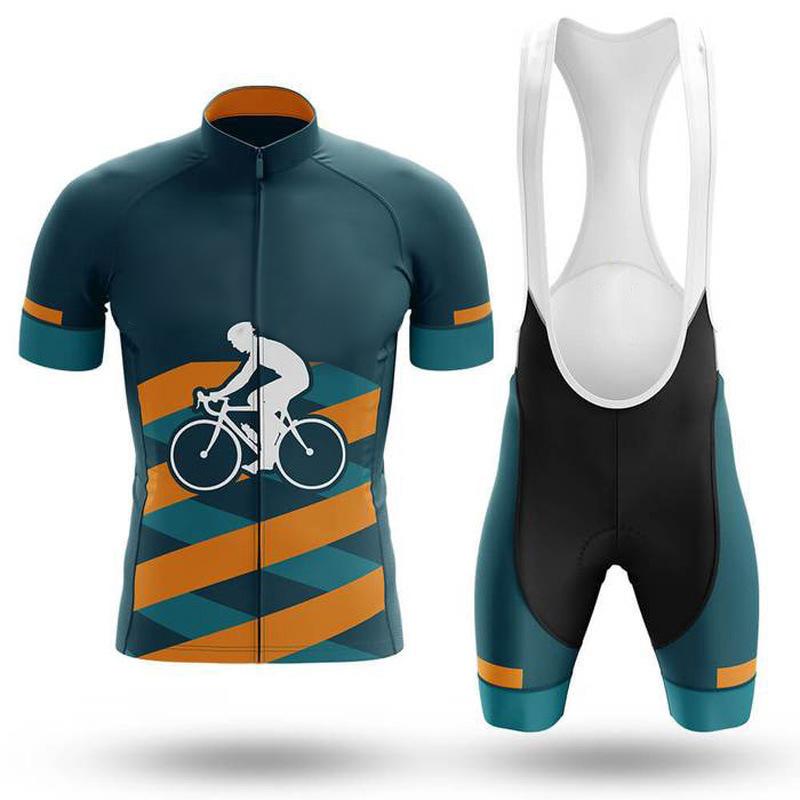 Men's and Women's Moisture-absorbing, Breathable and Sweaty, Short-sleeved Strap Set, Cycling Suit 2026 Summer Breathable Cycling Suit Set