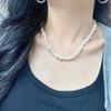 Natural Freshwater Pearl Gypsy Necklace Clavicle Chain
