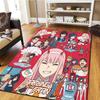 Darling in the Franxx Carpet - Living Room Bedroom, Cool Home Decor Movie Mat Play Floor Mat -HE21